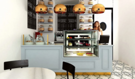 Pasta Teşhir Dolabı ve Hazırlık Tezgahı Seti